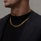 Cuban Link Collar Dorado 4MM
