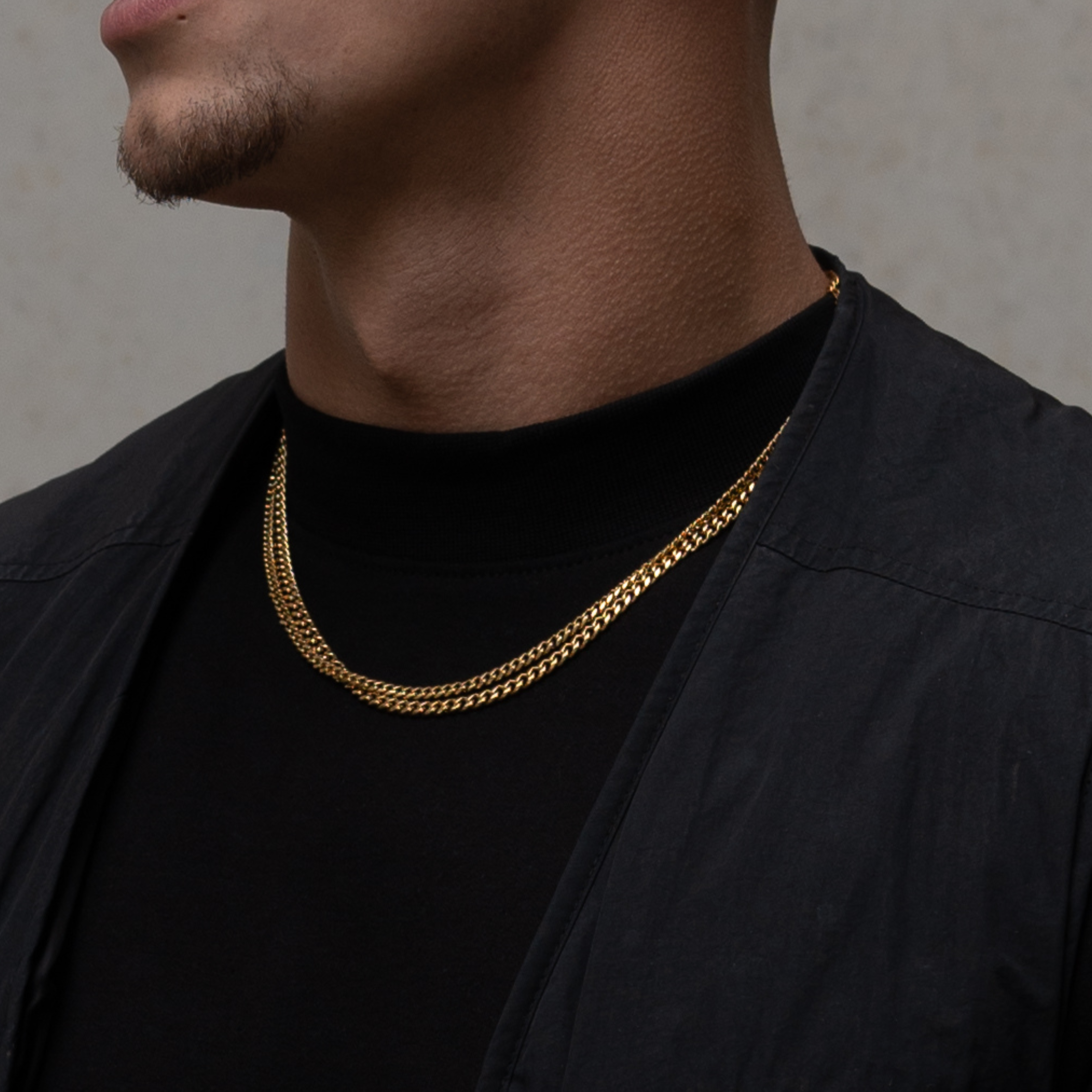 Cuban Link Chain Gold 4MM