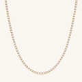 Tennis Necklace Gold