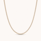 Tennis Necklace Gold