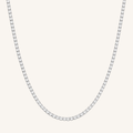 Tennis Necklace Silver