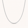 Tennis Necklace Silver