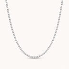 Tennis Necklace Silver