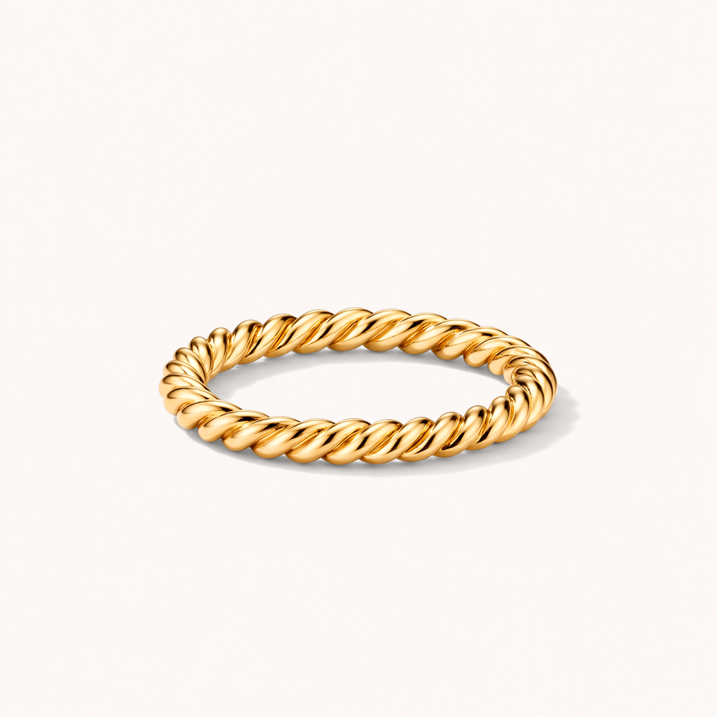 Rope Ring Gold