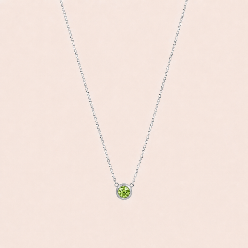 Birthstone Pendants Silver