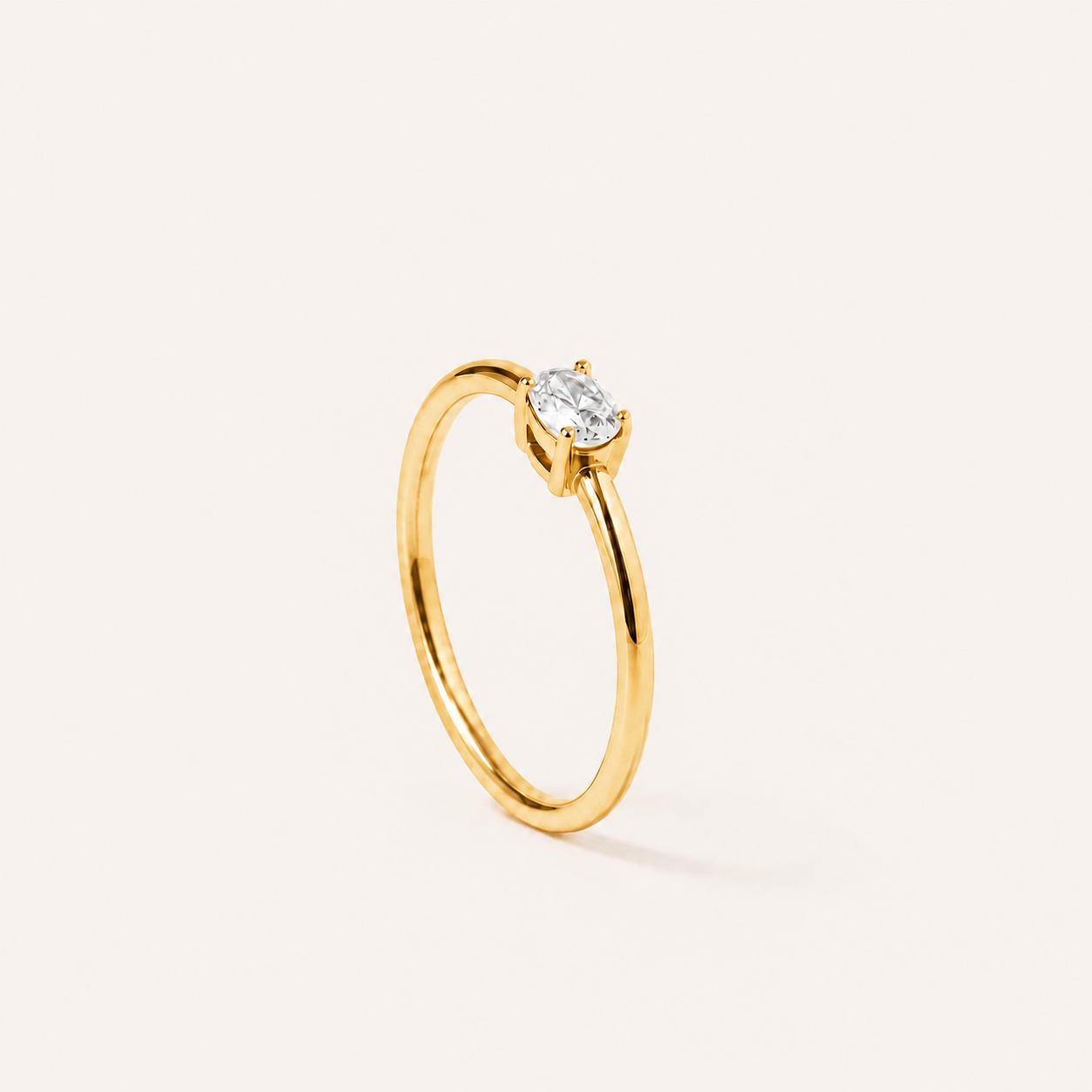 Solitaire Ring Gold