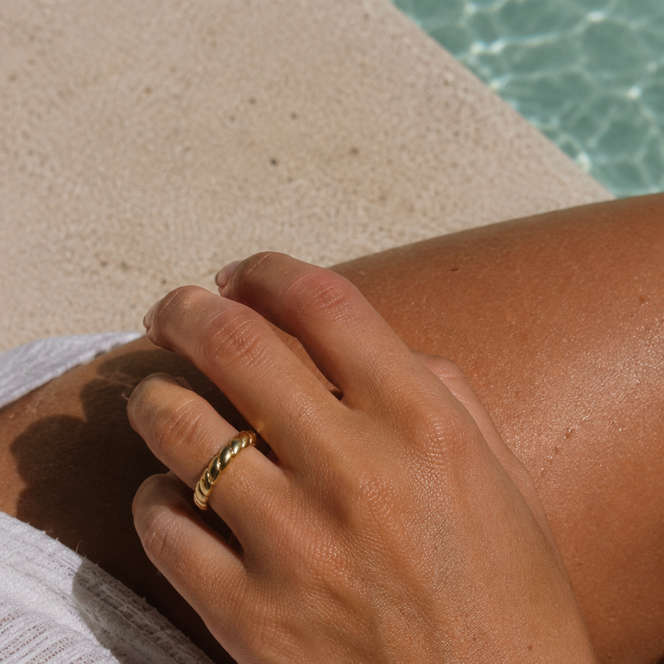 Twist Ring Gold