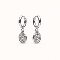Compass Earrings Silver