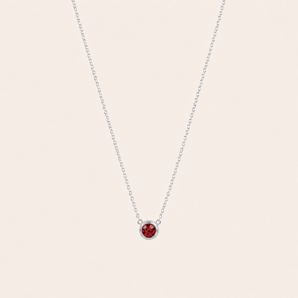 Birthstone Pendants Silver