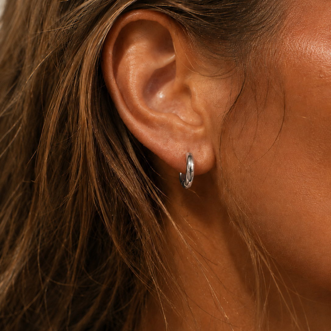 Statement Earrings Silver