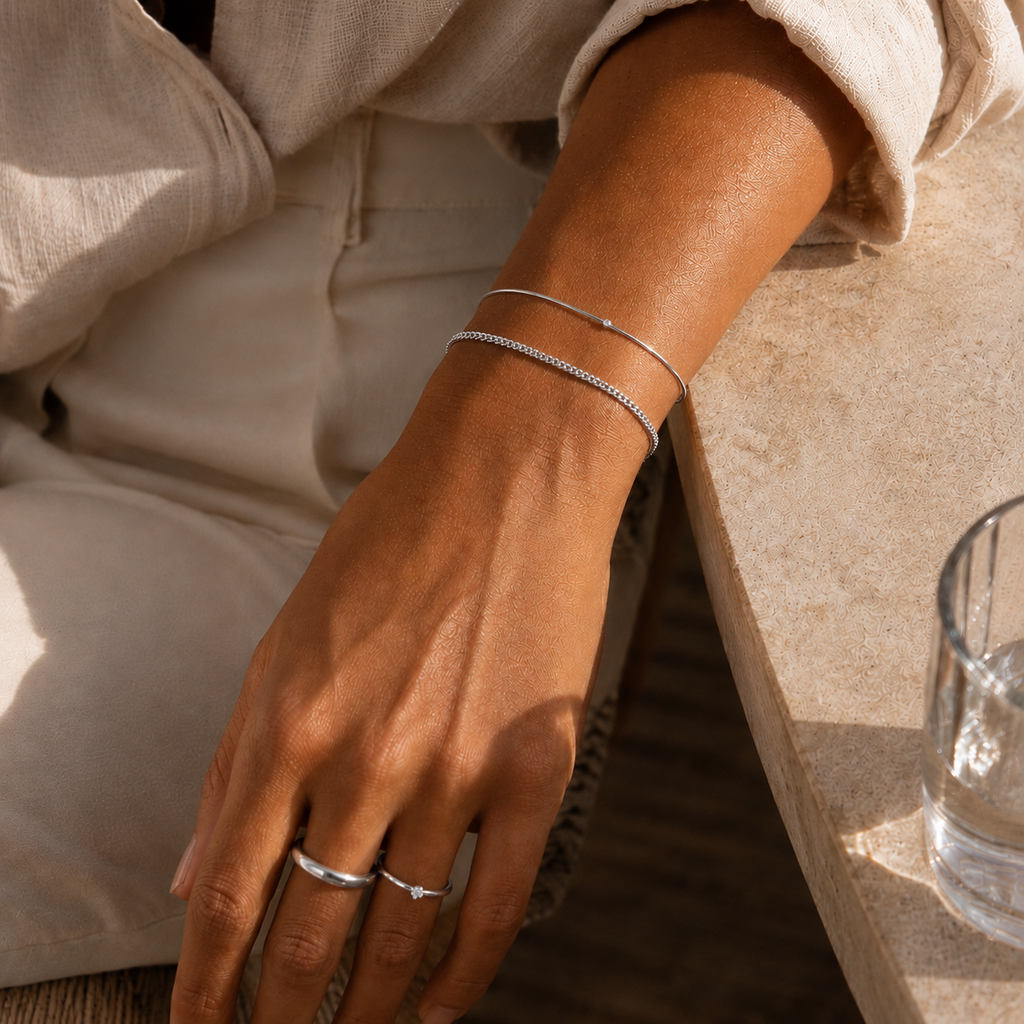 Cuban Bracelet 2MM Silver