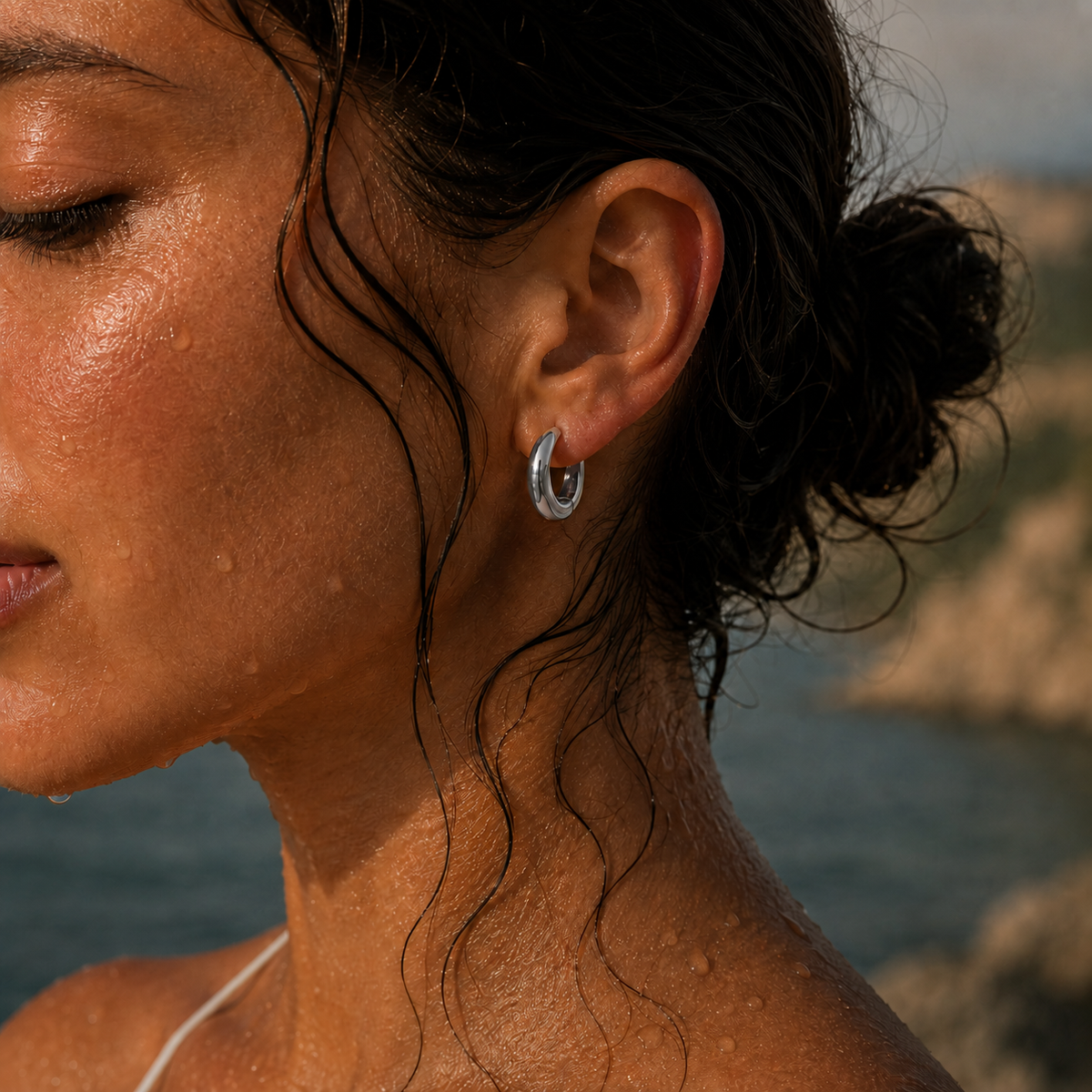 Statement Earrings Silver