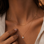 Auréa Drop Necklace Gold