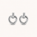 Layered Earrings Silver