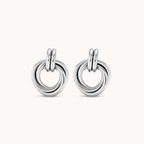 Layered Earrings Silver