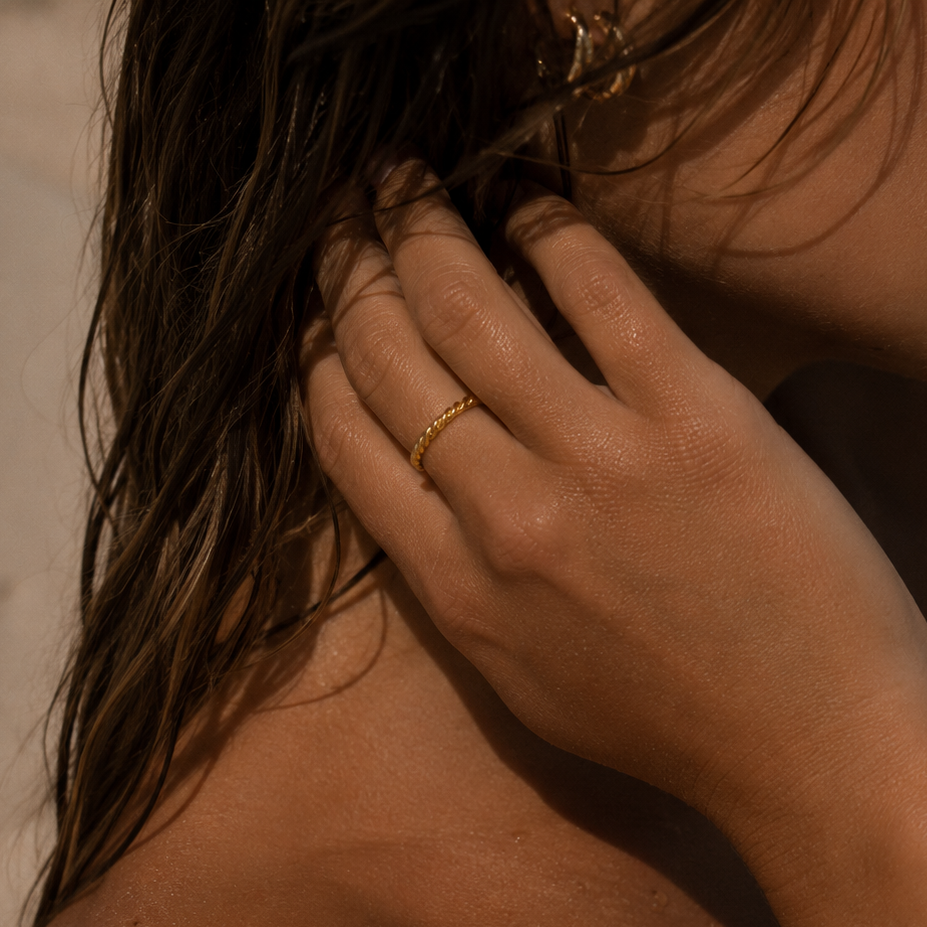 Rope Ring Gold