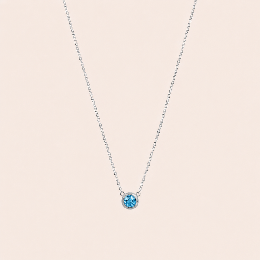 Birthstone Pendants Silver