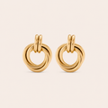 Layered Earrings Gold