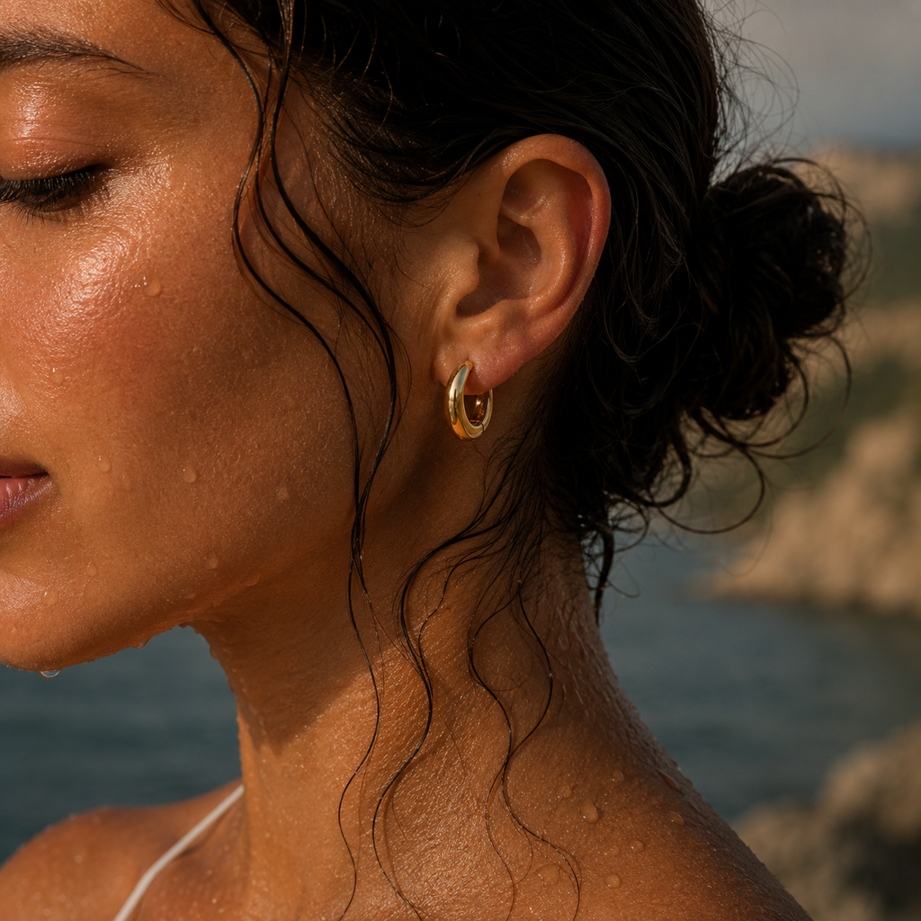 Statement Earrings Gold