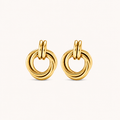 Layered Earrings Gold
