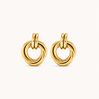 Layered Earrings Gold