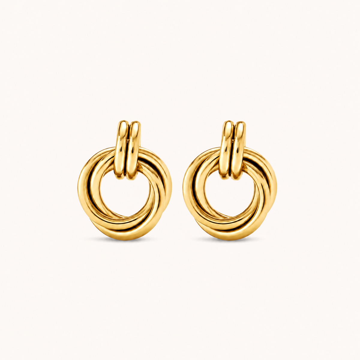 Layered Earrings Gold