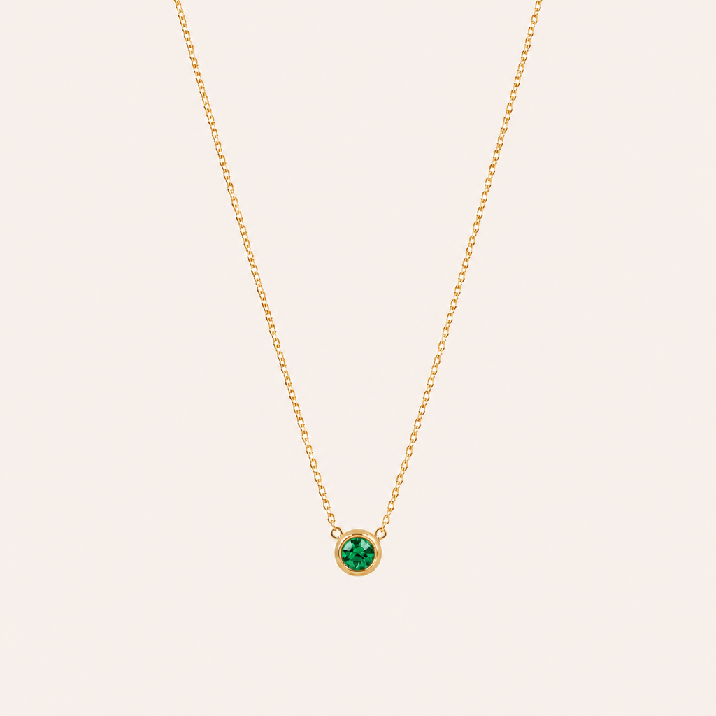 Birthstone Pendants Gold