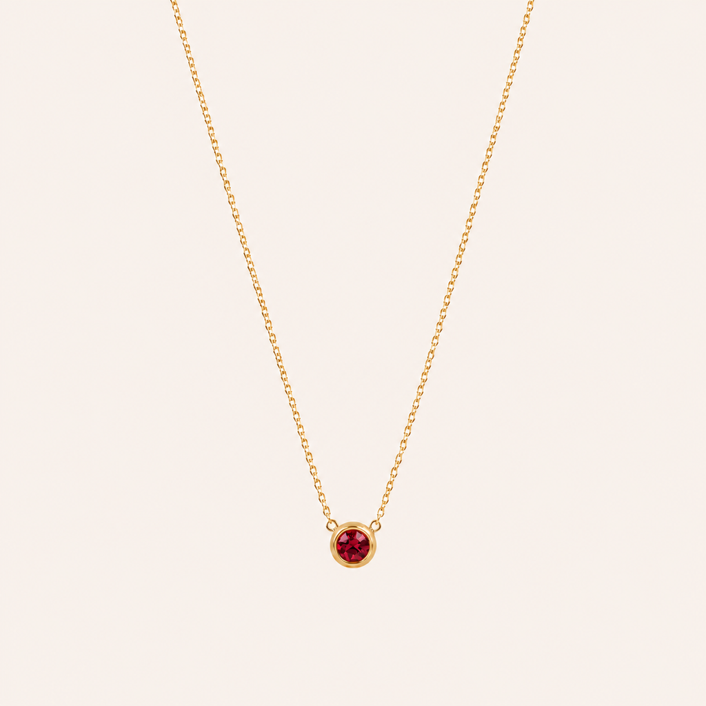 Birthstone Pendants Gold
