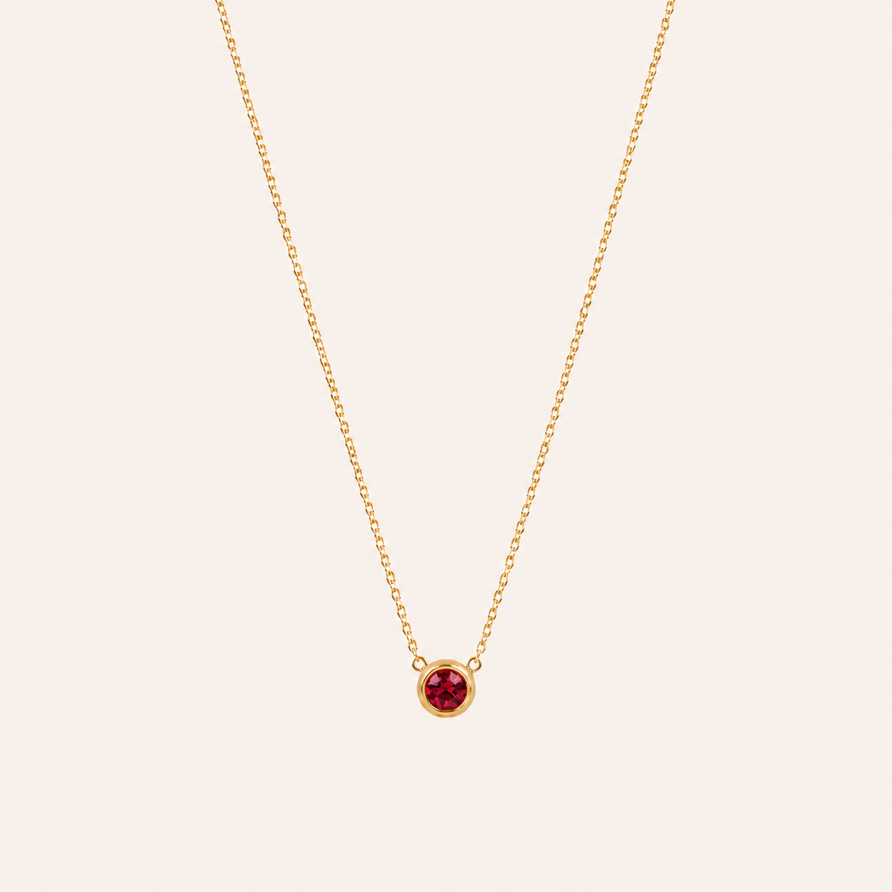 Birthstone Pendants Gold