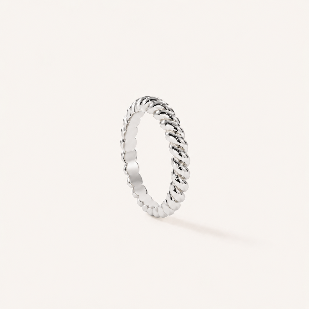Rope Ring Silver