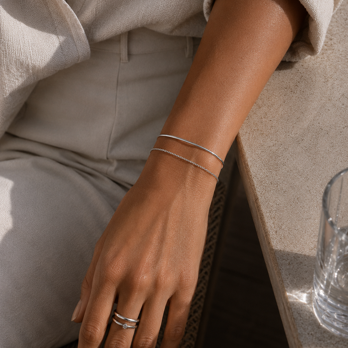 Minimal Cuff Silver