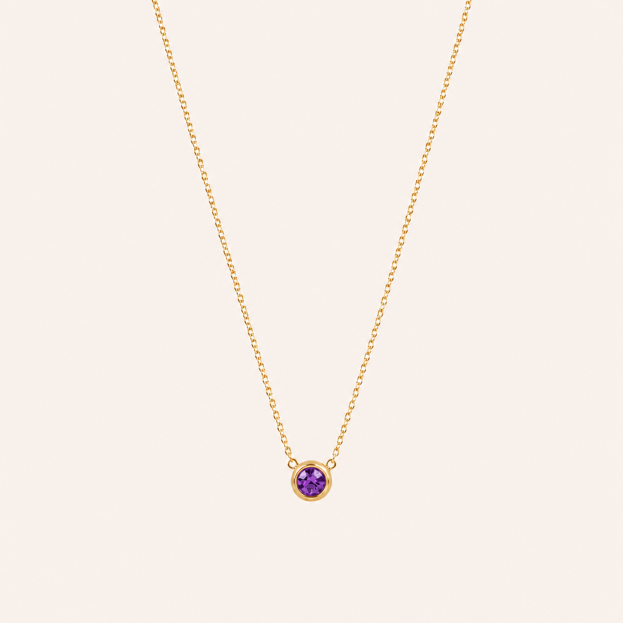 Birthstone Pendants Gold