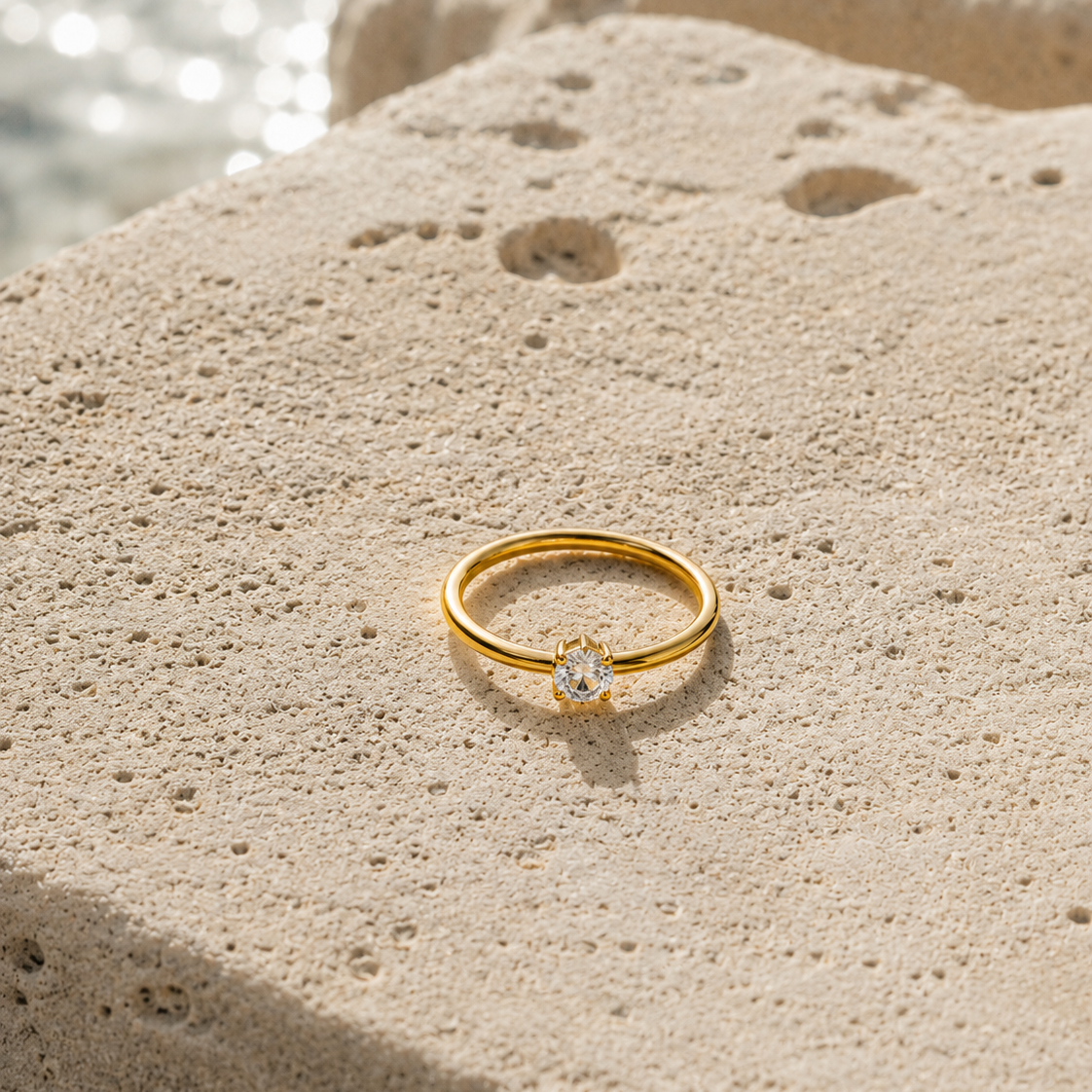Solitaire Ring Gold