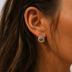 Layered Earrings Silver