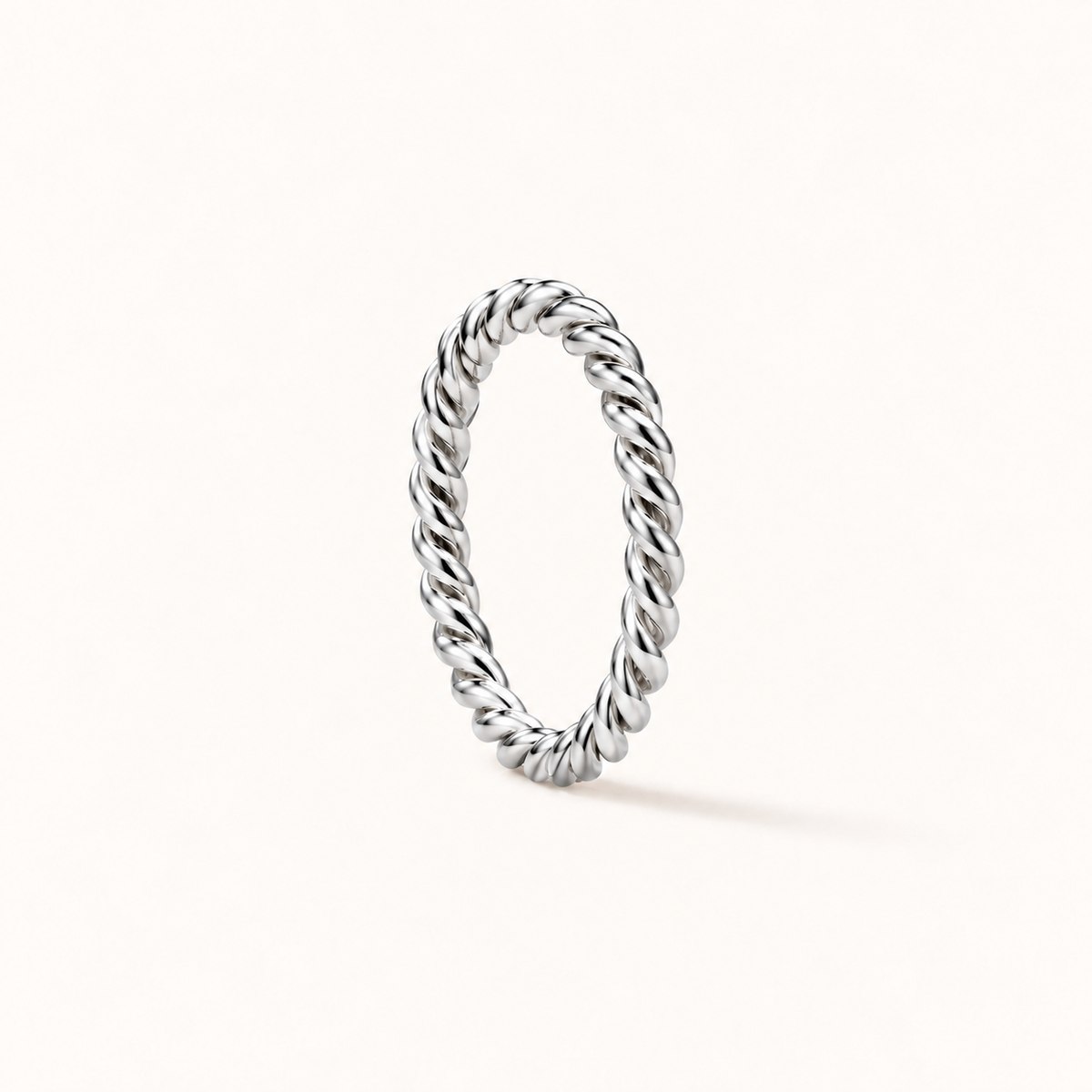 Rope Ring Silver