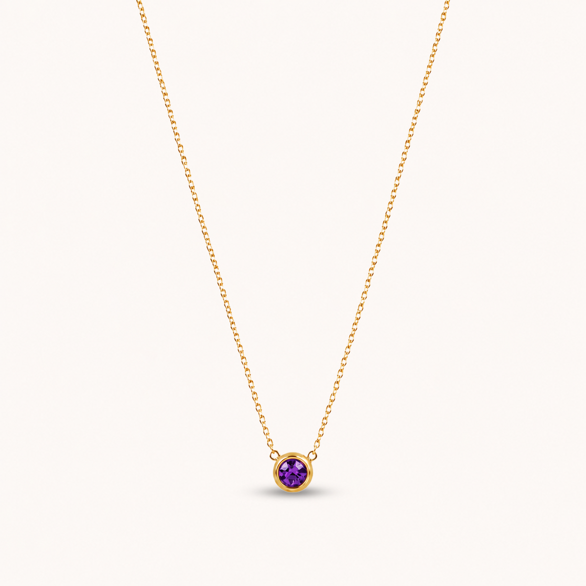 Birthstone Pendants Gold