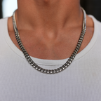 Cuban Link Collar Plateado 8MM
