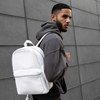 Leather Backpack White - La River